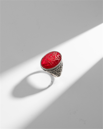 Hakiki Tılsımlı Mühr-ü Süleyman (Kan Taşı): 