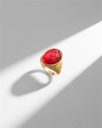 Hakiki Tılsımlı Mühr-ü Süleyman (Kan Taşı): 