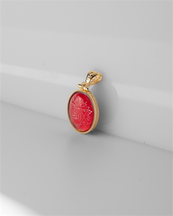 Hakiki Tılsımlı Mühr-ü Süleyman Kolye (Bakır Çerçeve): Hızlı Tesir ve Muhabbet İletkeni