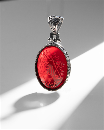 Hakiki Tılsımlı Mühr-ü Süleyman Kolye: Heybet, İktidar ve Manevi Koruma Zırhı