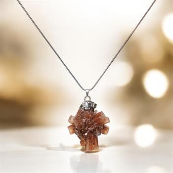 Ham Aragonit Taşlı Kolye