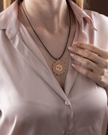 Hz. Muhammed ve Hz. Ali Yazılı Bakır Kolye