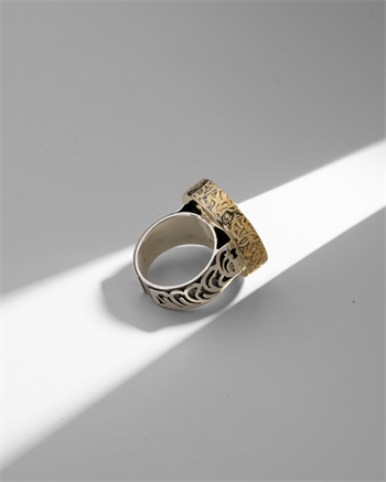 İsm-i Azam Vefkli Gümüş Yüzük: 