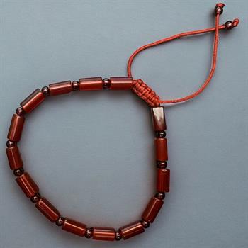 Kadın Akik Taşı Silindir Kesim Bileklik