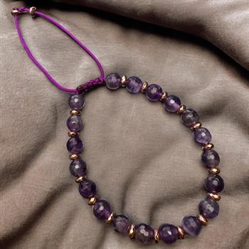 Kadın Ametist Taşı Bileklik