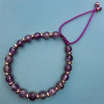 Kadın Ametist Taşı Bileklik