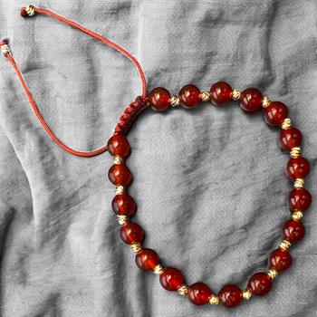 Kadın Kırmızı Akik Taşı Bileklik