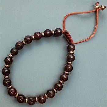 Kadın Lal-Garnet Taşı Bileklik