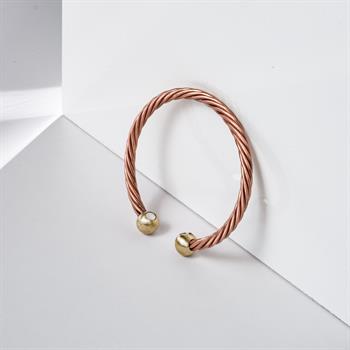 Mıknatıslı Burgu Bakır Bilezik