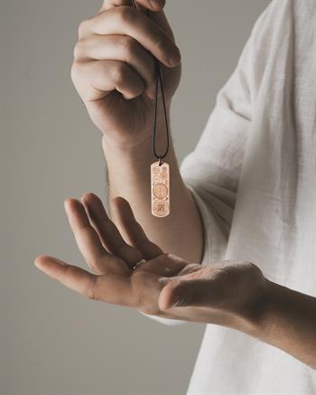 Özel Dualar Yazılı Bakır Kolye