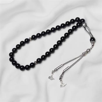 Parlak Onix Taşı Tesbih