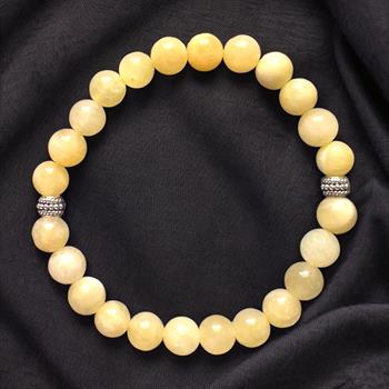 Sarı Kalsit Taşı Bileklik