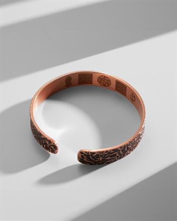 Sarmaşık Desenli 5 Motifli Prime Bakır Bilezik