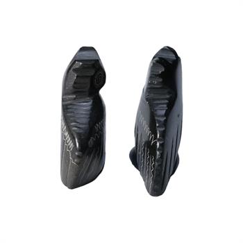 Serpantin Taşından El Yapımı Baykuş Heykel Çifti