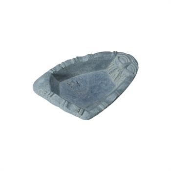 Serpantin Taşından El Yapımı Mitolojik Motifli Küllük Heykeli