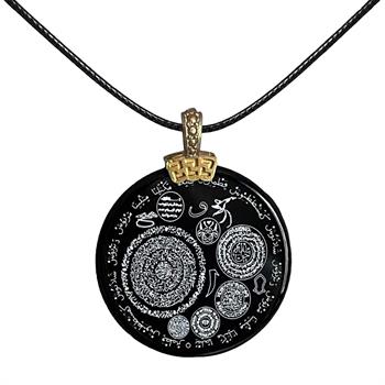 Siyah Özel Seri Dualı Akik Taşı Kolye 