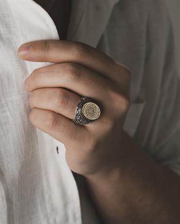 Süleymanın Mührü – Dalgalar İçinde | 925 Ayar Gümüş Yüzük