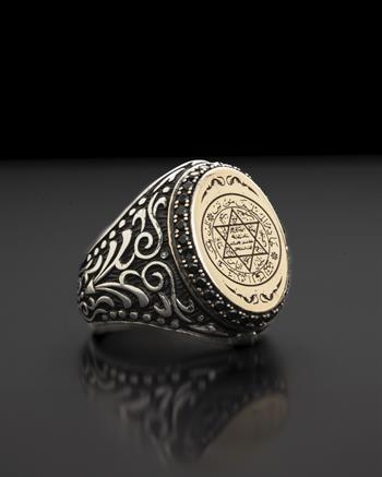 Süleymanın Mührü – Dalgalar İçinde | 925 Ayar Gümüş Yüzük