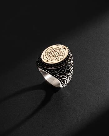 Süleymanın Mührü – Dalgalar İçinde | 925 Ayar Gümüş Yüzük