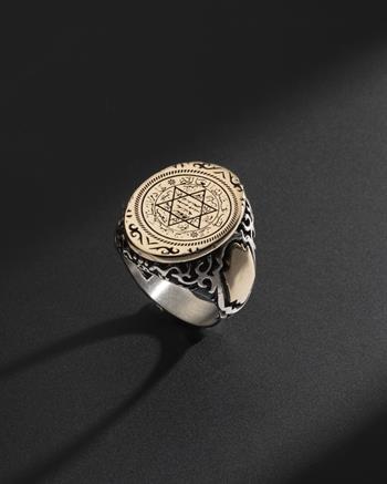 Süleymanın Mührü – Klasik Zarafet | 925 Ayar Gümüş Yüzük