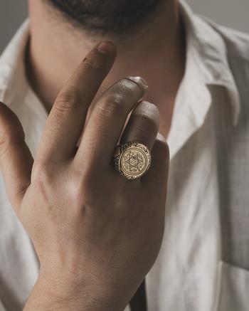 Süleymanın Mührü – Klasik Zarafet | 925 Ayar Gümüş Yüzük