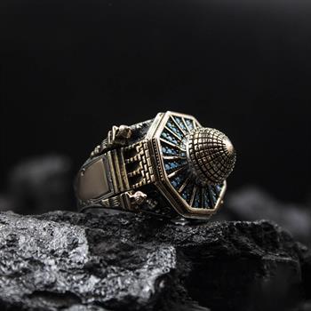 Tarihe Dokunuş Serisi – Kubbetüs Sahra 925 Ayar Gümüş Yüzük