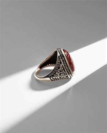 Tılsım-ı Nûr Vefkli Yüzük (Kahverengi Akik): 