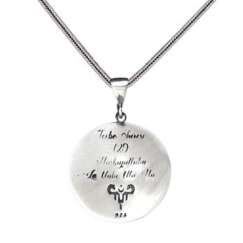 Tövbe Suresi Son Ayeti yazılı 925 Ayar Gümüş Kolye