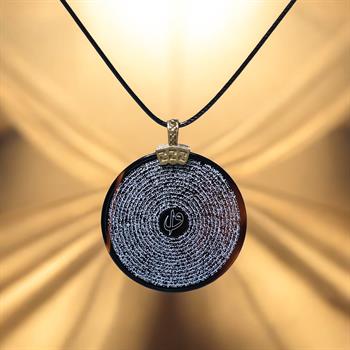 Yasin-i Şerif Yazılı Siyah Geçişli Akik Taşı Kolye