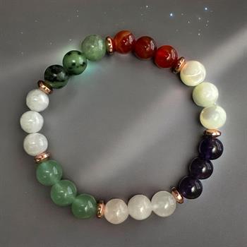 YENGEÇ Burcuna Özel Doğal Taş Bileklik