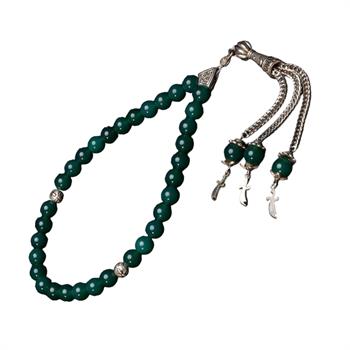 Yeşil Mat Ceyt Taşı Tesbih