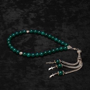 Yeşil Mat Ceyt Taşı Tesbih