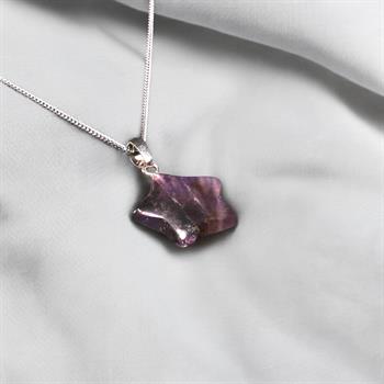 Yıldız Kesim Ametist Taşı Kolye