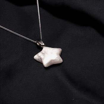 Yıldız Kesim Havlit Taşı Kolye