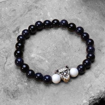 Yıldızlı Ceyt Taşı Bileklik