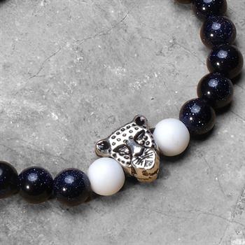 Yıldızlı Ceyt Taşı Bileklik