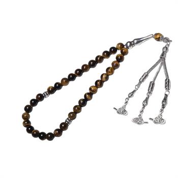 Yüksek Kalite Kaplan Gözü Taşı Tesbih