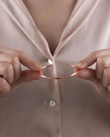 Zarif Model Ajda Bakır Bilezik