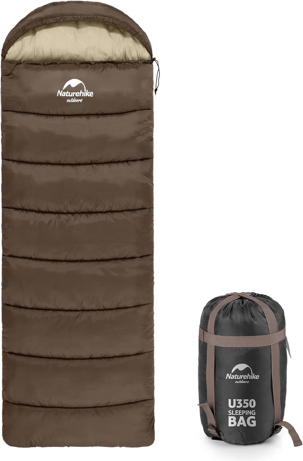 Naturehike U350 Zarf Tarzı Kapüşonlu Uyku Tulumu -13 C