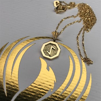 Runic Necklace Gold