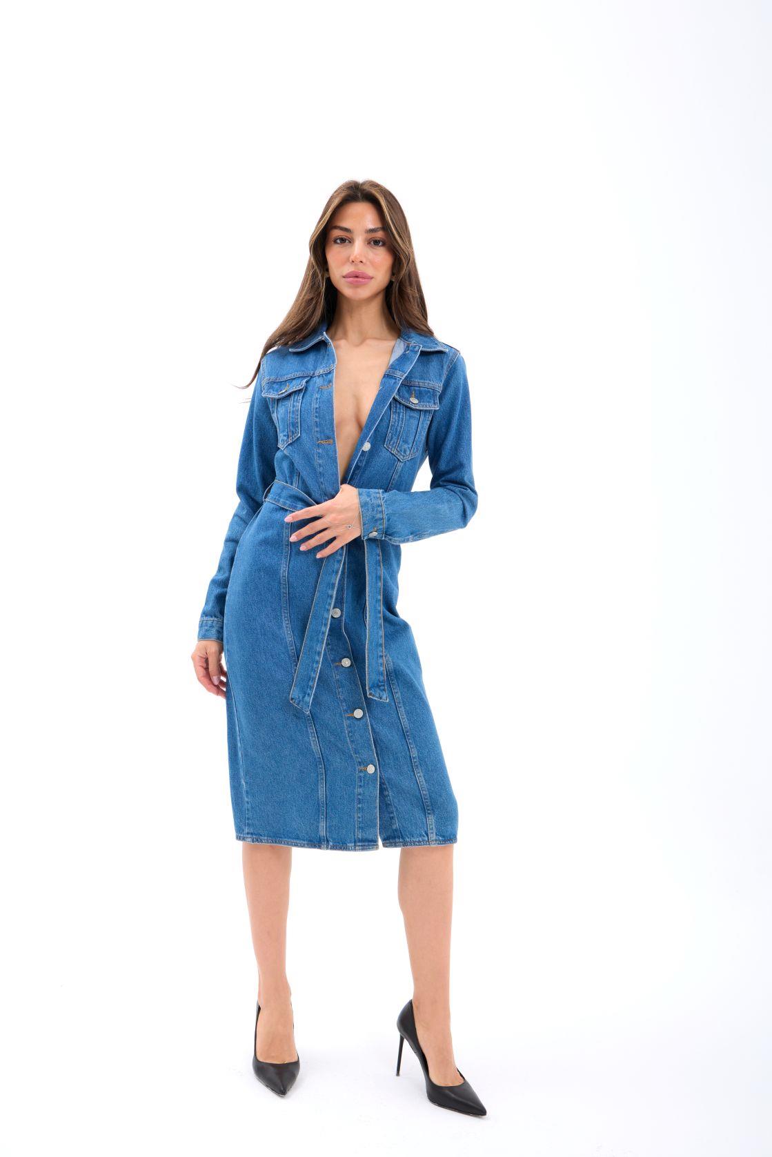 6783 DENM DRESSBlue
