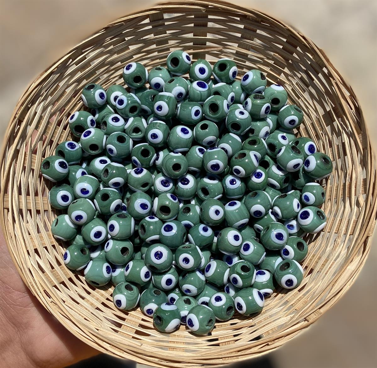 Açık Yeşil Karagöz Boncuk