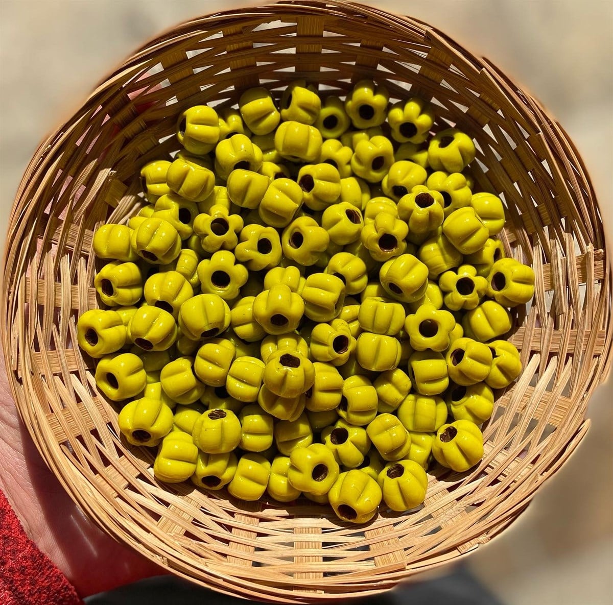 Sarı Makarna Boncuk