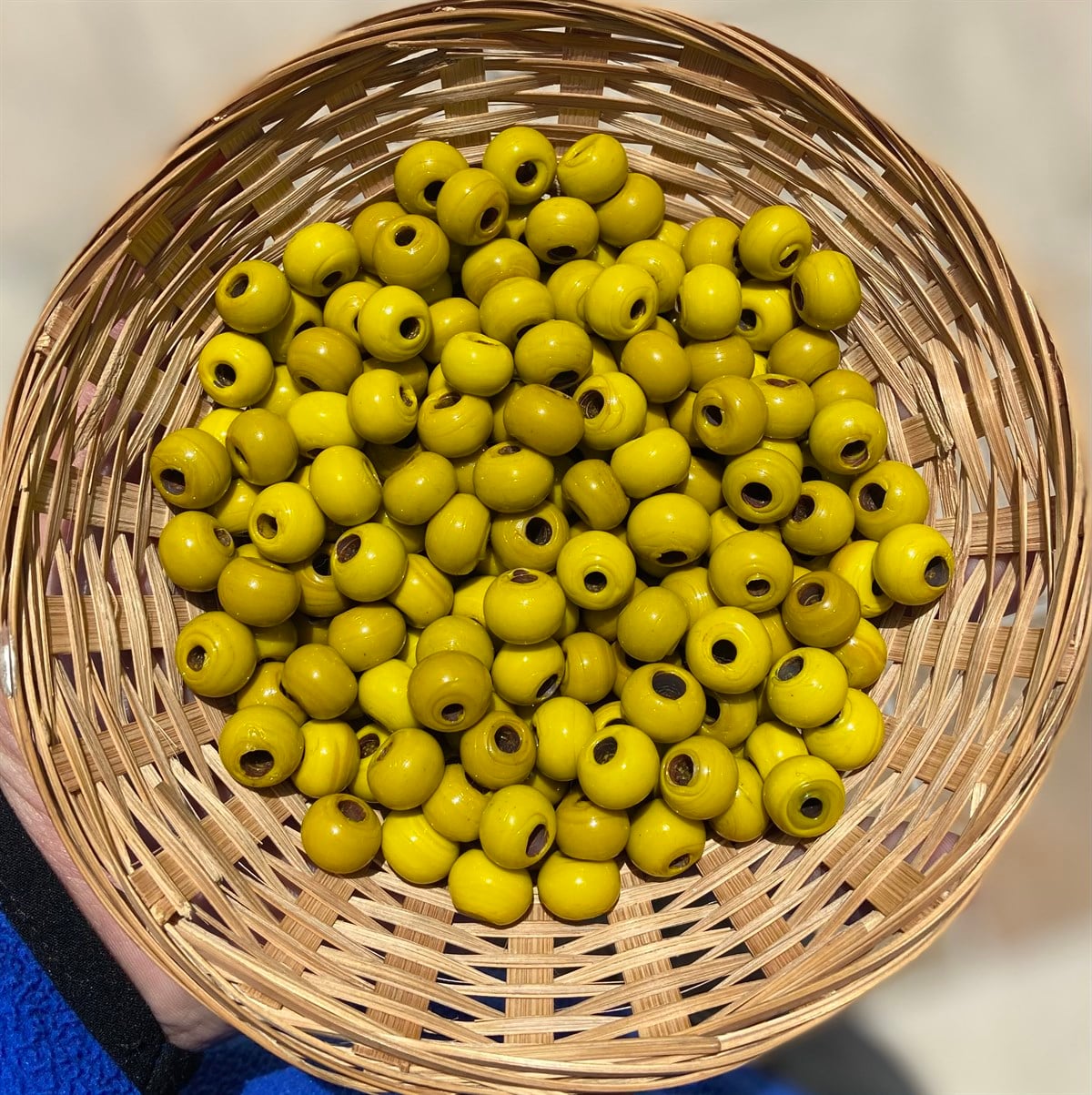 Sarı Yuvarlak Boncuk