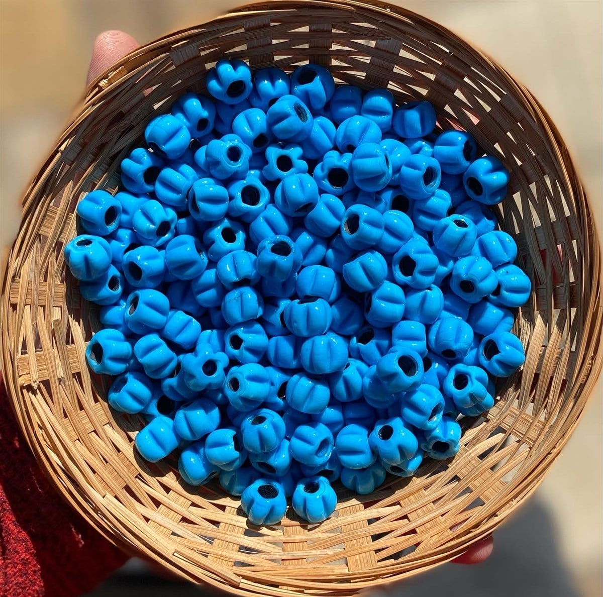 Turkuaz Makarna Boncuk