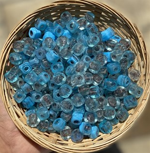 Buz Mavi Büyük Boy Kare