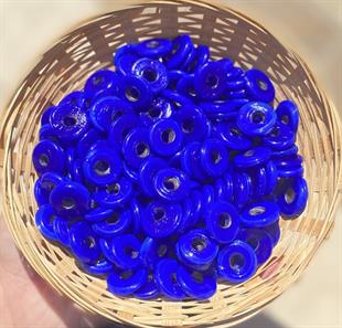 Koyu Çivit Mavi Dilgöz Boncuk