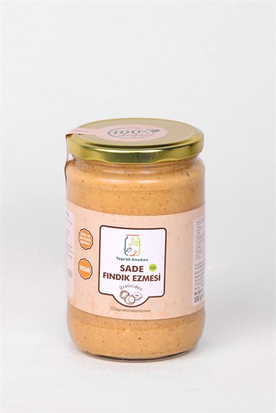 Sade Fındık Ezmesi 550 Gr