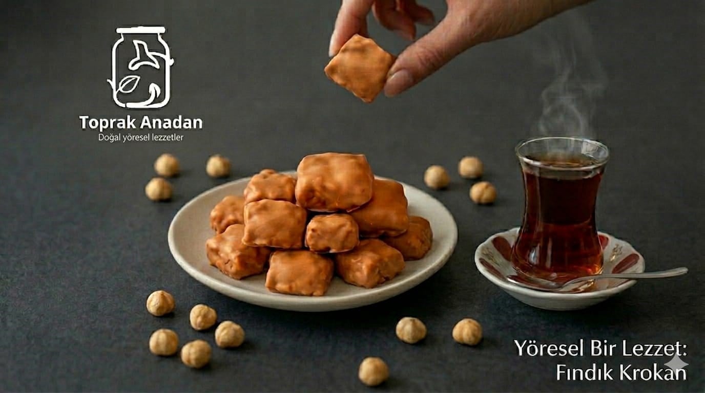 Karamelli  Fındık Krokan