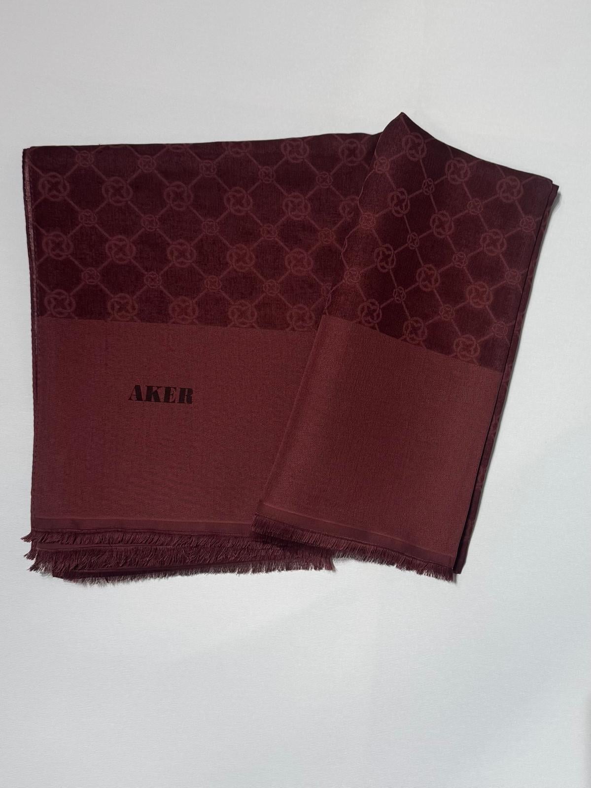 Aker Elegance Monogram Şal 1090100-942
